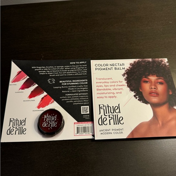 Rituel de Fille Colour Nectar Pigment Balm Bee Sting 2.2 g Sample Size NEW X2 - Picture 3 of 3